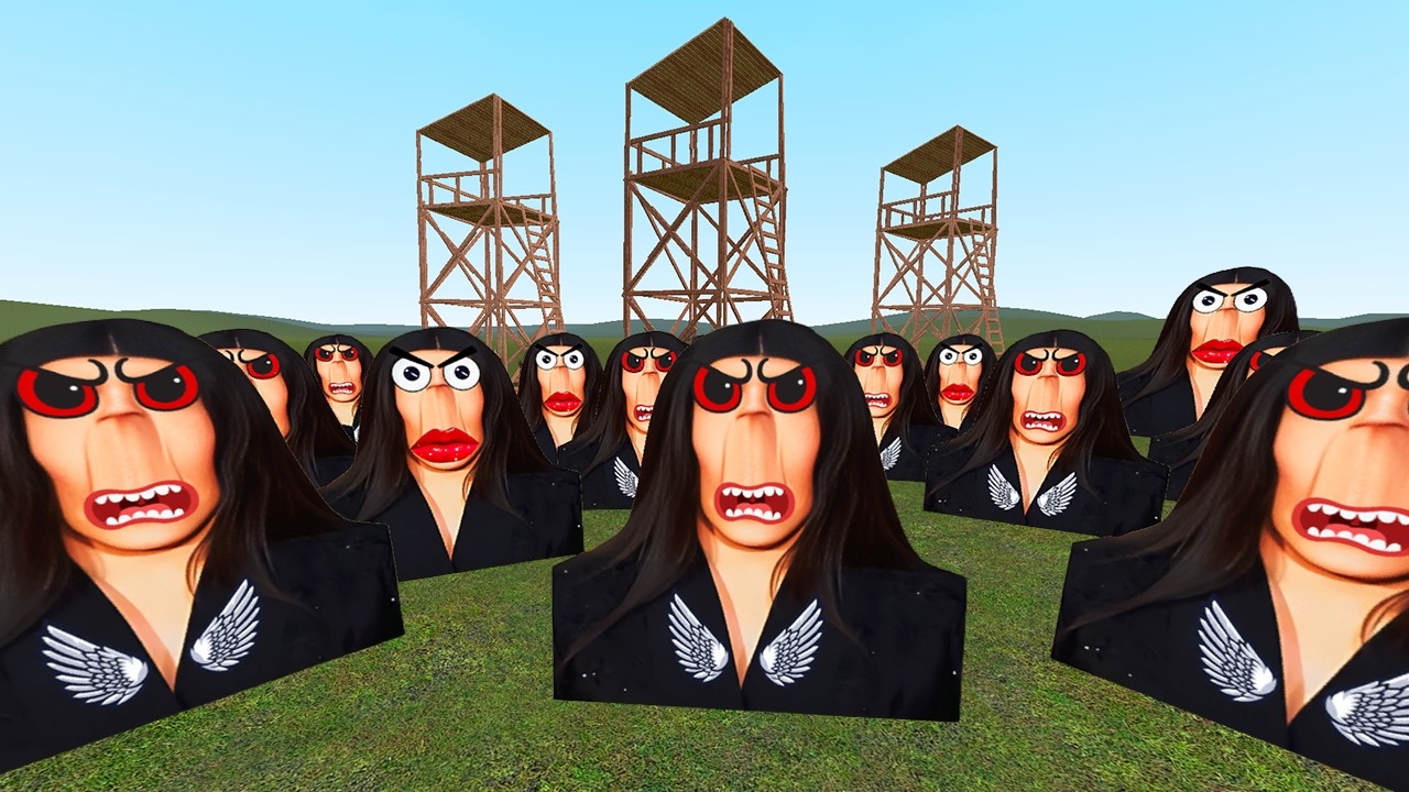 Rosalia Bizcochito Vs Towers In Garry's Mod | Gmod Towz