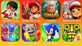 Tag With Ryan,Subway Surf City,Jumanji,Subway Surf,PJ Masks,Tom Time Rush,Sonic Dash,Temple Run 3 screenshot 3