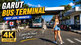 #garut Bus Terminal, West Java 🇮🇩 | 4K Ultra HD Walking Tour