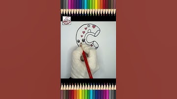 Haw to draw Alphabet C|Easy Alphabet Drawing Step by Step|Drawing For kids Tutorial|kids drawing|