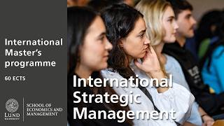 Master's programme International Strategic Management