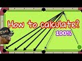 How to Calculate 8 Ball Shots? (easy trick)