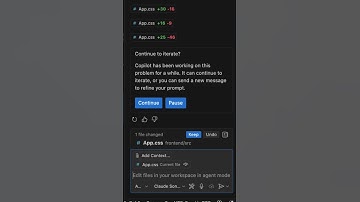 The agent mode setting you didn