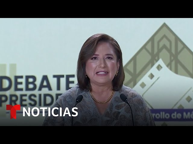 El segundo debate mexicano arranca con un ataque directo: "Eres la candidata de un narco partido"