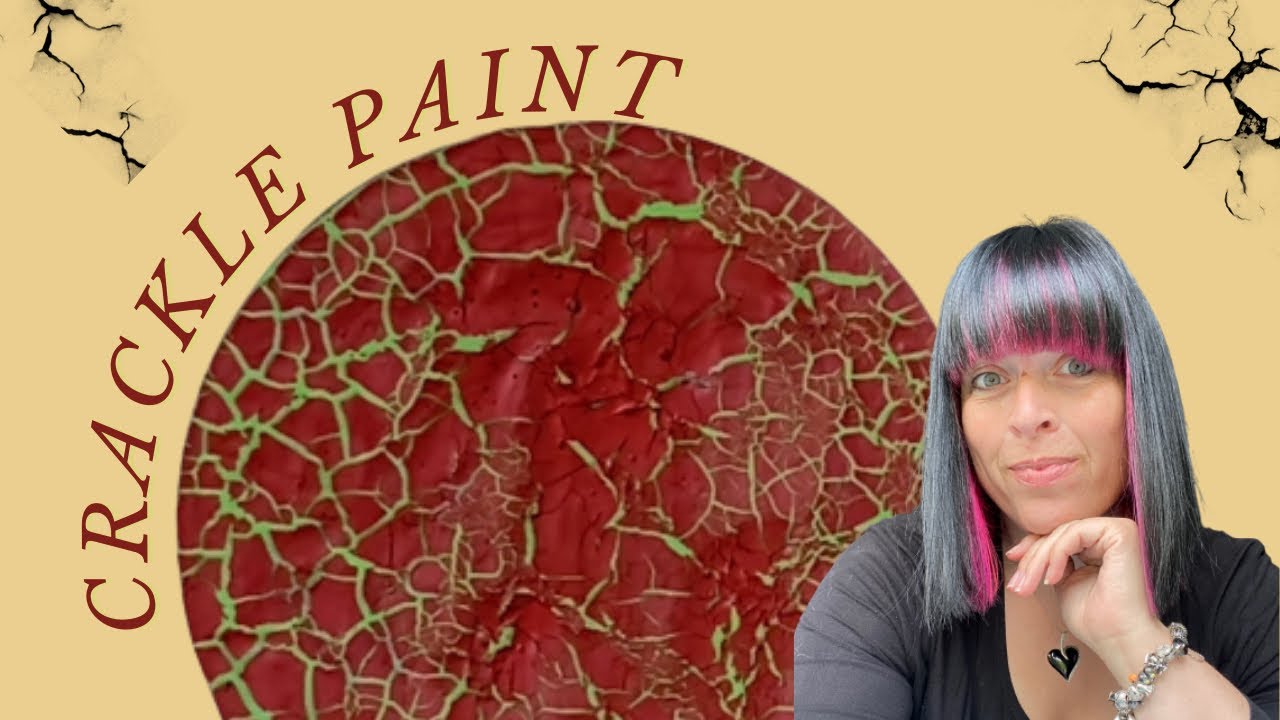Crackle Paint Making Quick & Simple Cracked Earth Base For Tabletop
