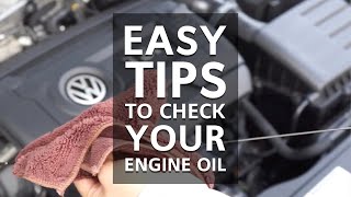 Check Your Engine Oil Level | VW Tips