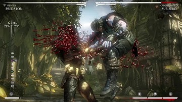 Predator MKX Hunter 23% unbreakable 2-bar combo (can be 1-bar)