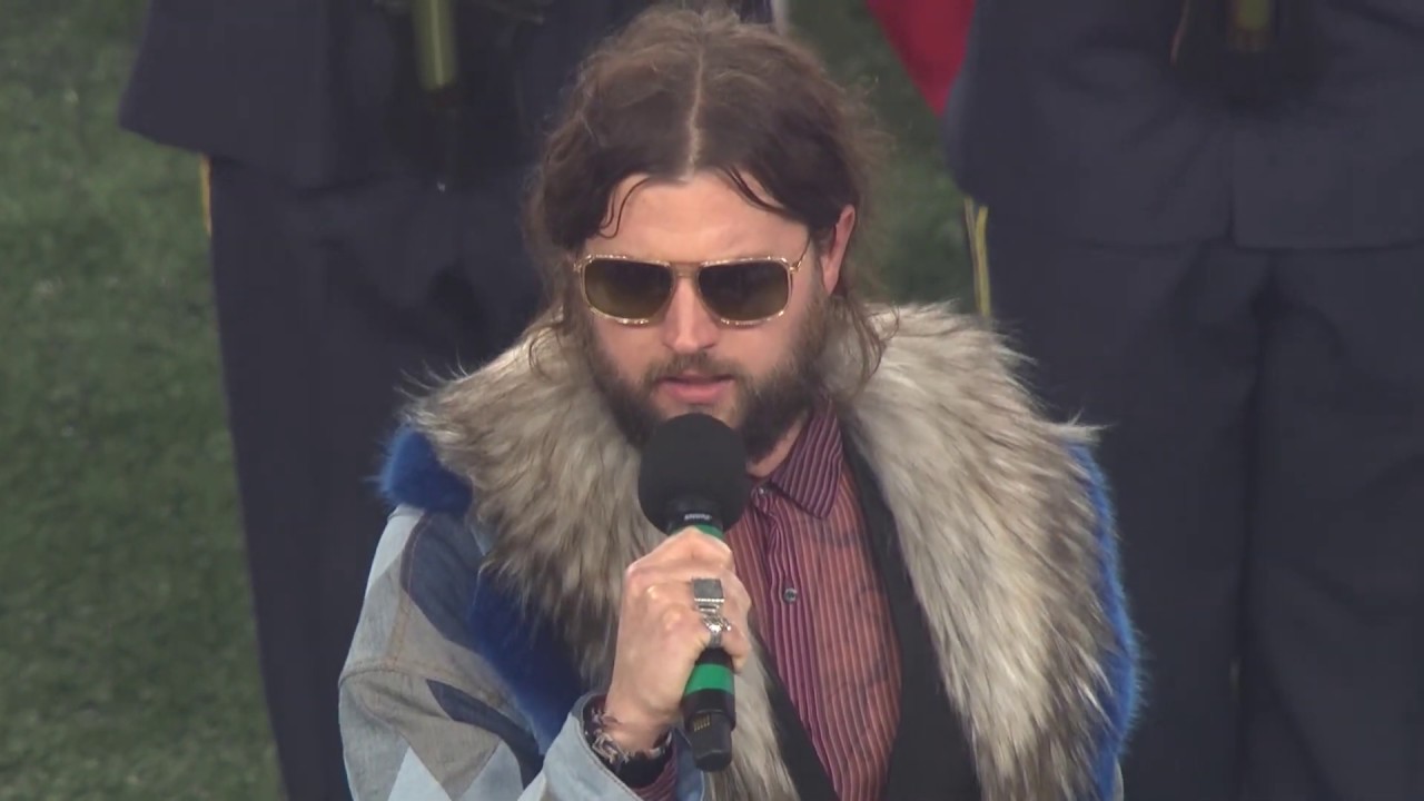 JAY BUCHANAN (RIVAL SONS) "The StarSpangled Banner" AFC Wildcard