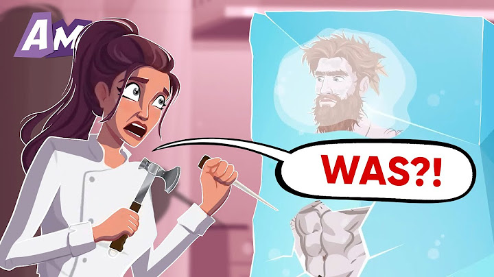 I find a man in a block of ice