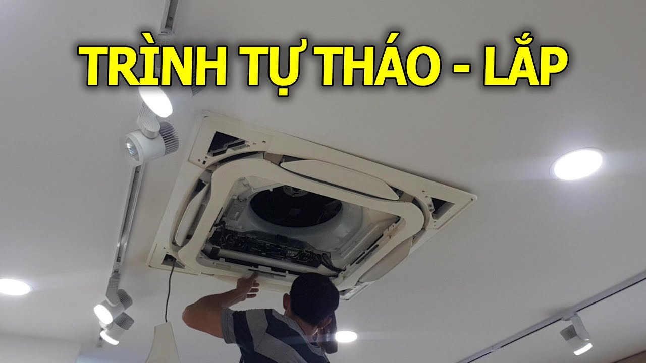 Điều hòa âm trần Cassette - YouTube