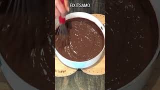 EASY Homemade Chocolate Pudding - French Chocolate Cream Dessert #shorts