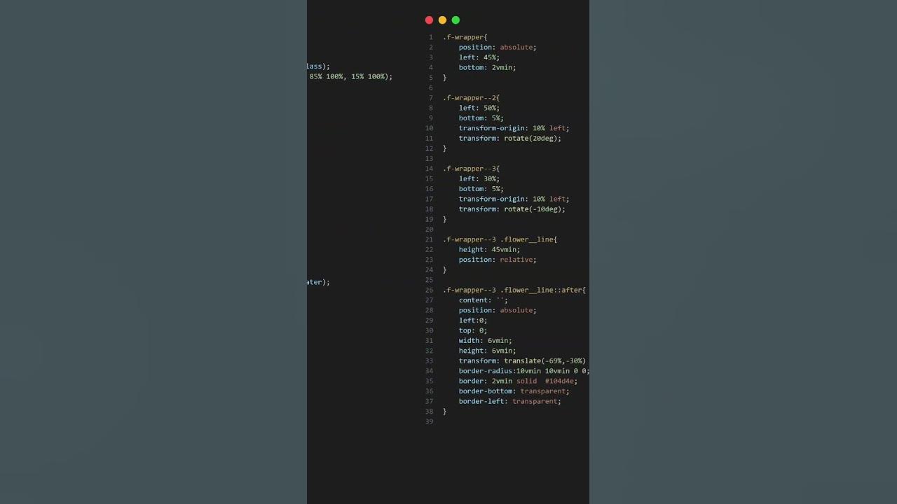 CSS Flower Animation | HTML & CSS Graphic Design | CSS Animation ...