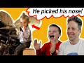 3yr old drummer PICKS NOSE while playing - MUSICIAN reacts