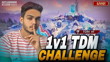 TDM 1v1 Live BGMI | 1v1 BGMI COSTOM ROOM | #bgmi #tdm #tdmchallenge Part 3
