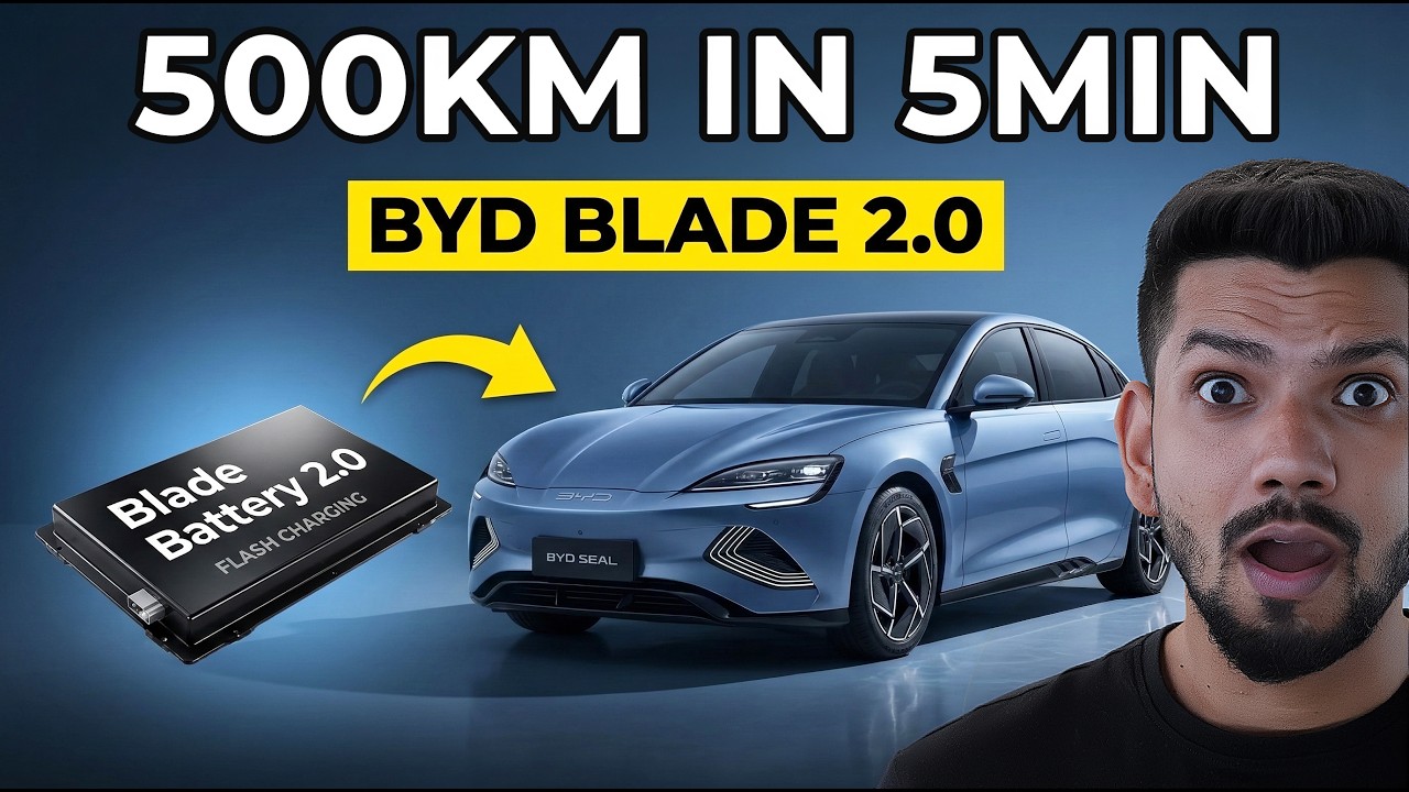 500KM in 5 Minutes? BYD Blade Battery 2.0 Explained
