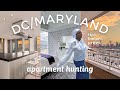 Apartment Hunting in DC/MARYLAND  | touring 7 apartments w/prices