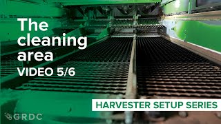 Harvester setup series: 5/6 | The cleaning area
