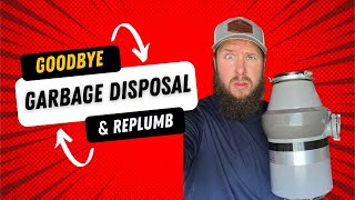 How to Remove your Garbage Disposal and Replumb sink step by step.