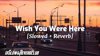 Wish You Were Here [Slowed   Reverb] Dhanju || Bir || Daaku || Visualizer