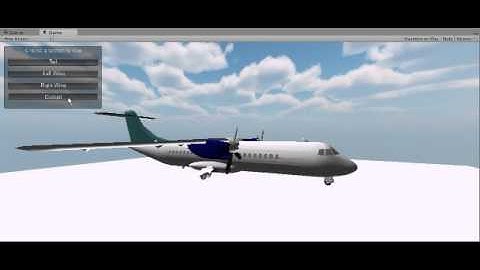 Unity - Airplane exploration demo