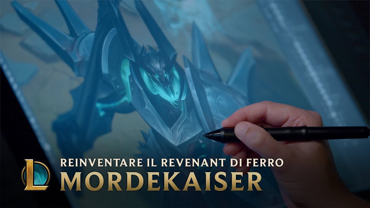 Genuine league of legends mordekaiser o ferro revenant luminoso