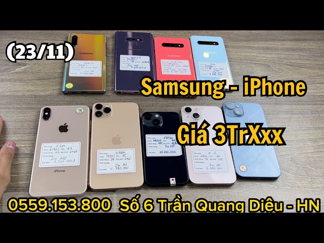 📌Thanh Lý Điện Thoại Cũ Giá Rẻ (iPhone Xsm ,13 Mini, 13 Pink, 14- Samsung Flagship) Giá chỉ từ 3Tr