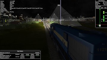 Night Ride in 14312 Ala Hazrat Express From ADI to MSH In MSTS Open Rails Part 1.