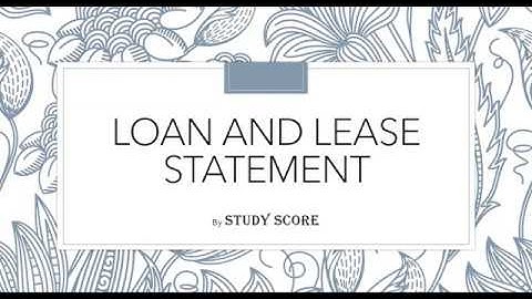 loan and lease statement| bcom 3rd || study score| computer application in business| DUSOL| NCWEB