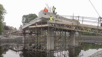 Killkenny Central Access Scheme Time-lapse Beam Installation