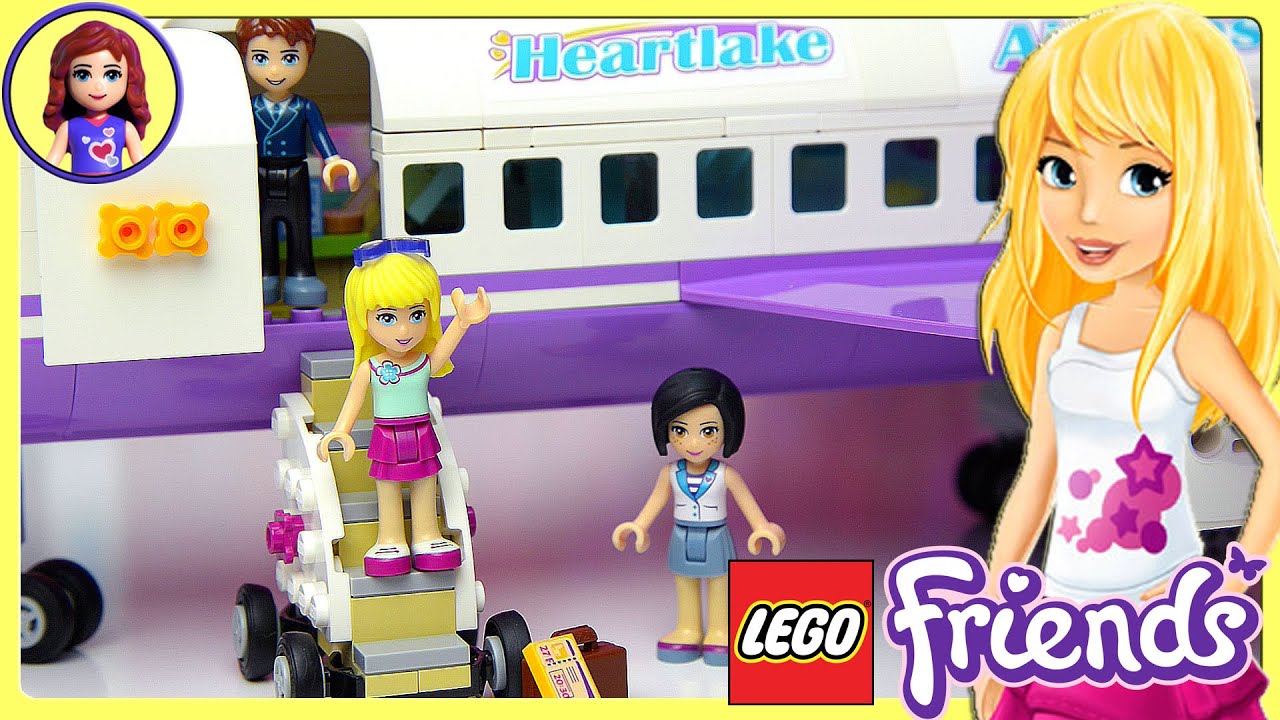 Lego Friends Heartlake City Airport Set Unboxing Building 