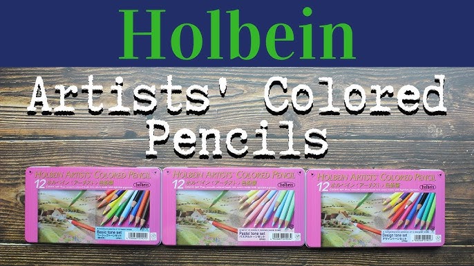 Holbein : Artists' Colored Pencil : Pastel Colors Set of 50