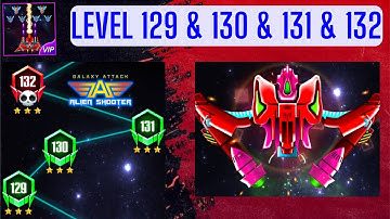 Alien Shooter Level 129 130 131 132 | Galaxy Attack Premium | Boss 33 Angry Red By Zambario Gamers