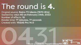 Retro TV Idents (1970-80s) ER4 - Effect Match vs. SKGWE487, MN4126, VHD & Everyone Else (4/31)