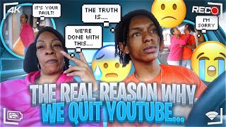 THE REAL REASON WHY WE QUIT YOUTUBE!!😱😭I MISS YALL❤️**AGE RESTRICTED**