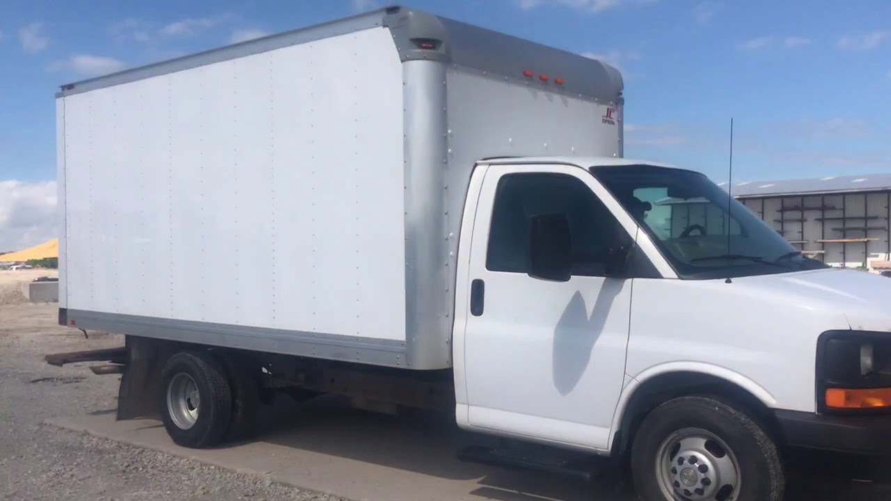 2014 Chevy Express 3500 Box Truck - YouTube