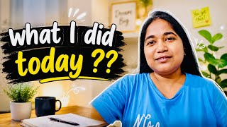 What I Did Today ?? || Back to Basics || Daily vlogs