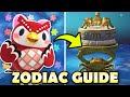 ♋ All 12 Zodiac Items in Animal Crossing New Horizons & How To Get Them! | Celeste Guide