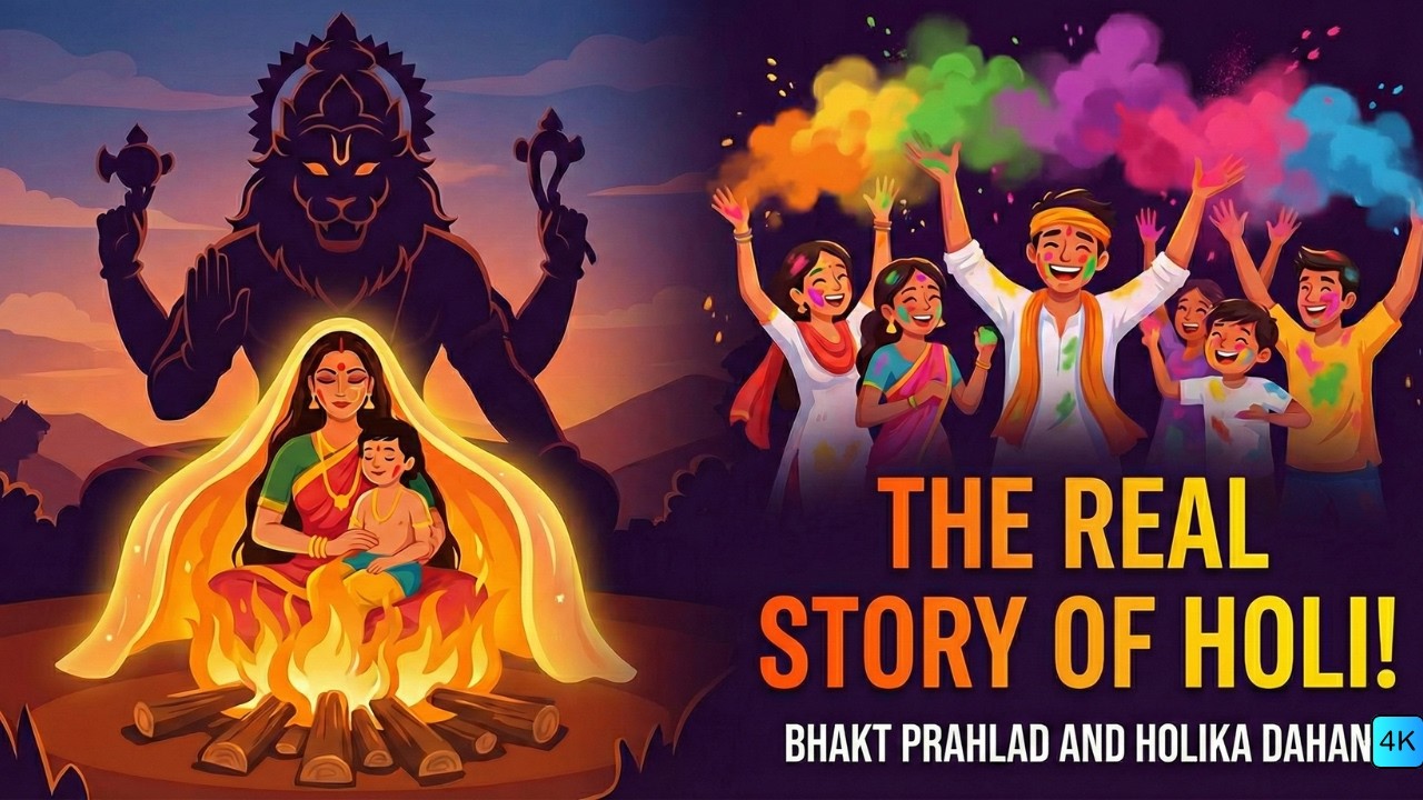 Why do we Celebrate Holi? | The Legend of Prahlad & Holika | The Real