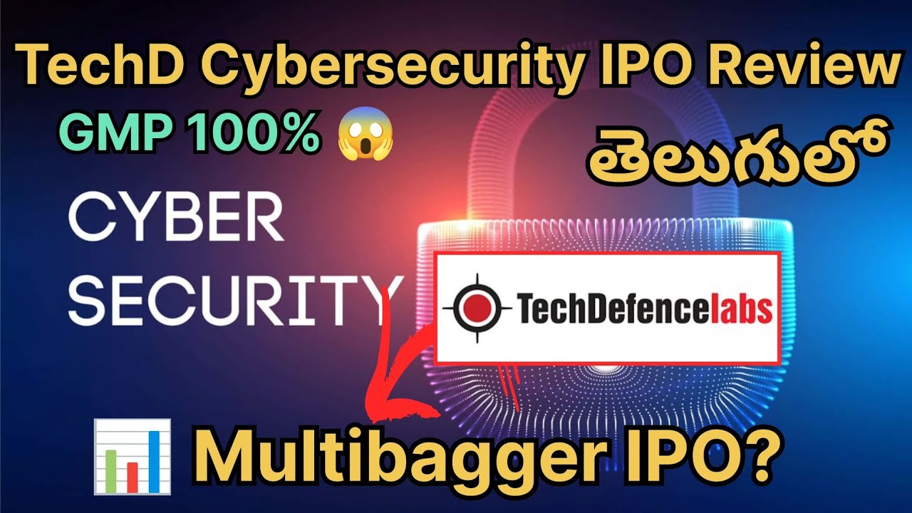 TechD Cybersecurity IPO Review Telugu | TechDefence Labs IPO Review 💣 Next Multibagger? Latest GMP?