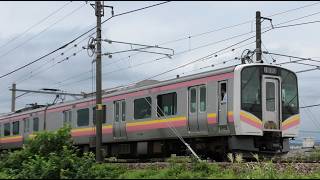 E129系B8編成【4K】信越本線下り439M