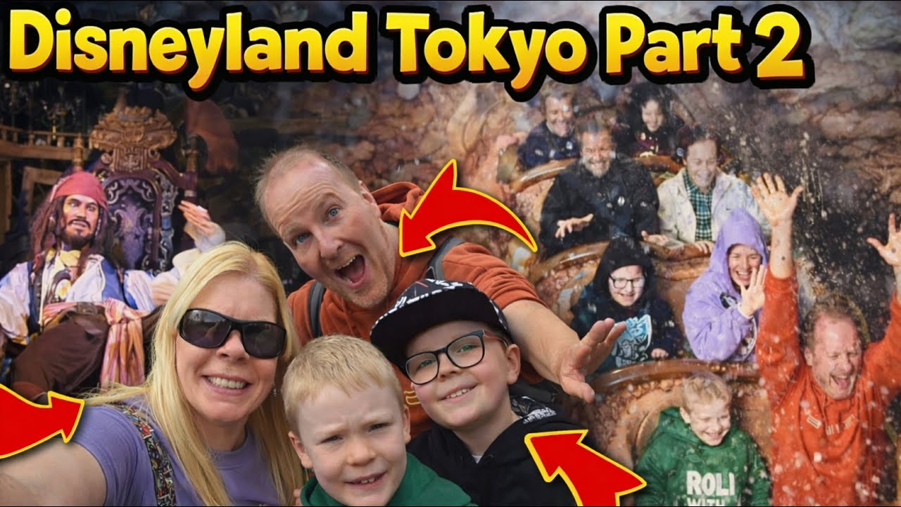 Disneyland Tokyo Theme Park Vlog Part 2 - Japan 2025 - YouTube