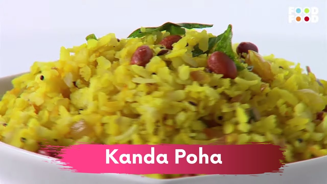 Kanda Poha Recipe (कांदे पोहे) | Sanjeev Kapoor | Hello Breakfast - FoodFood