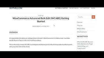 WooCommerce Advanced Bulk Edit By georgeiron