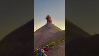 Fuego Volcano Erupts in Spectacular Display As People Watch