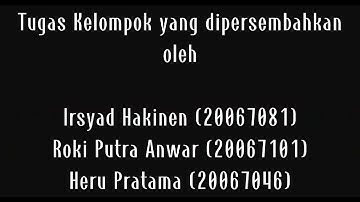 Tugas Kelompok Dasar-dasar Pemrograman Komputer