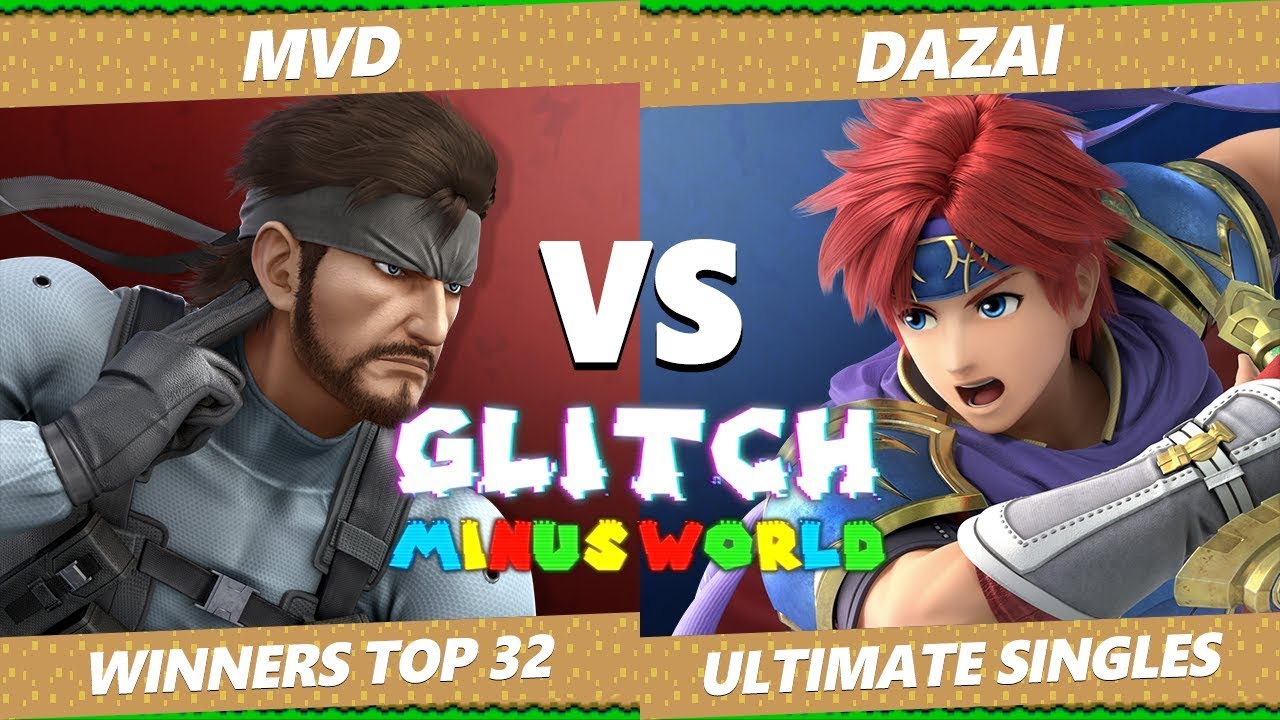 games people play Glitch 7 SSBU - TG MVD (Snake) VS Dazai (Roy) Smash Ultimate W. Round of 32