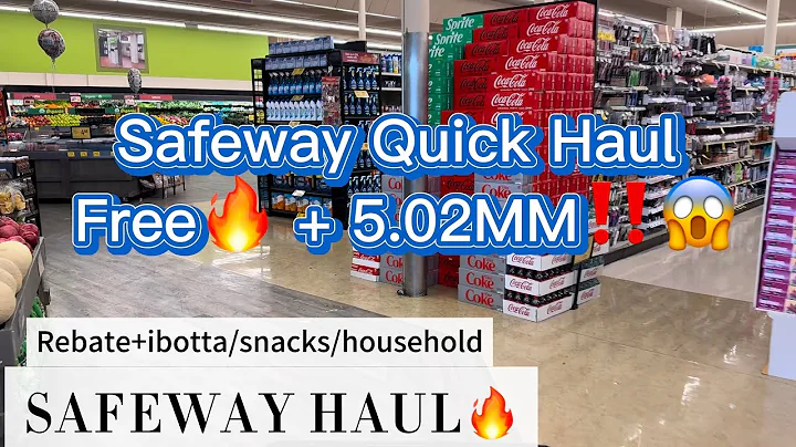 Quick Safeway haul🔥/ Free!! + $5.02MM‼️😱🔥🔥🔥 rebate/ibotta/household/snacks