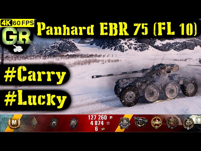 World of Tanks Panhard EBR 75 (FL 10) Replay - 7 Kills 4.2K DMG(Patch 1.4.0) class=