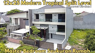 Idaman Banget! Rumah Mewah Split Level 2.5 Lantai Desain Modern Tropis | Somerset Citraland Surabaya