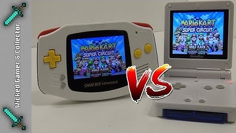 Game Boy Advance AGS101 Mod vs. Gamebox Handheld and LCD Comparison